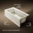 Archer 66" X 32" Alcove Bath with Bask Heated Surface, Integral Apron, Integral Flange, and Right-Hand Drain-14674076-89286513