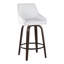 Tabouret de comptoir à hauteur fixe avec pivot-1598310342