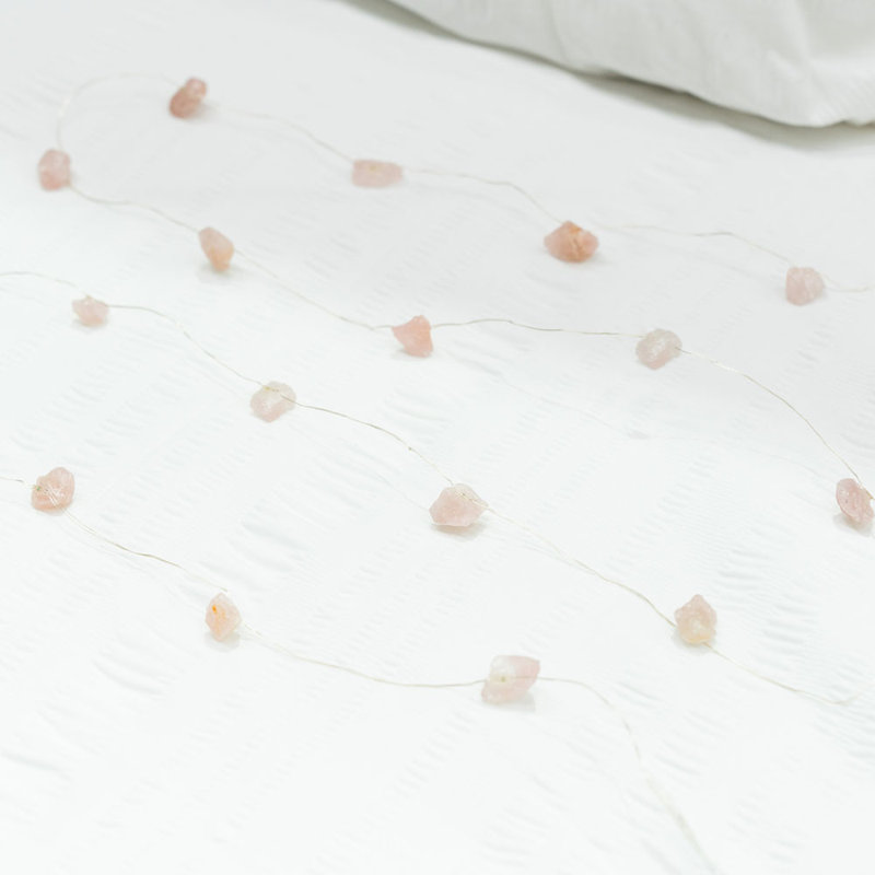 230cm LED Battery Powered 20 - Bulb Fairy String Light, Pink
