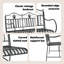 Steel Outdoor Bench-1476335574