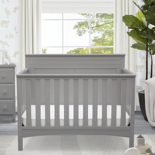 Delta Children Fancy 4-in-1 Convertible Crib & Reviews | Wayfair