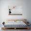 « television balloon fille », reproduction d’impression sur toile tendue-27834738