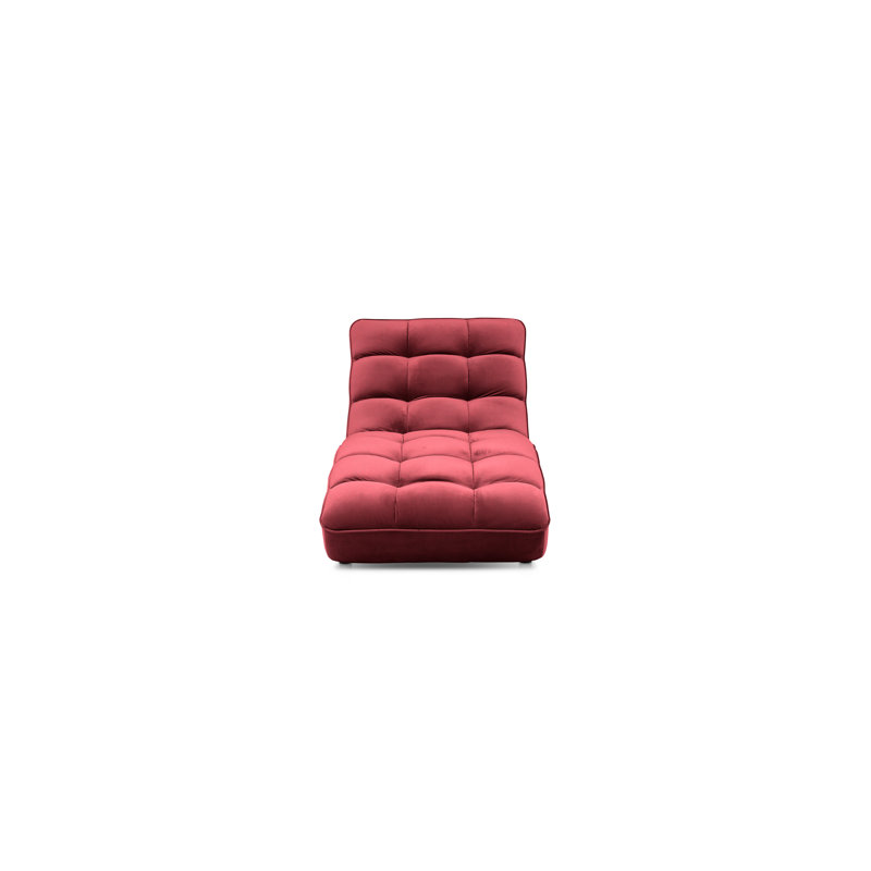 Mylee Upholstered Chaise Lounge, Pink