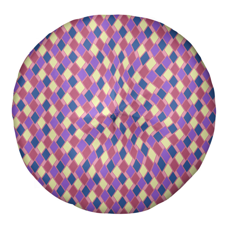 Coussin de sol Katelyn Elizabeth, 26 po x 26 po, Rose / Mauve