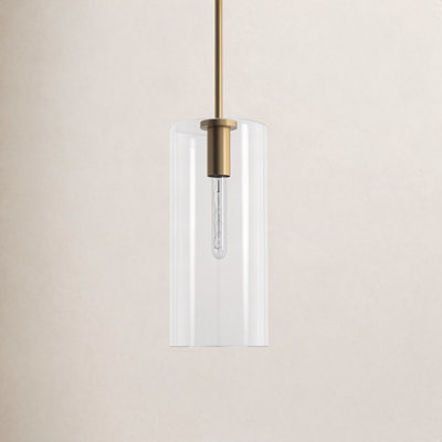 Keaz Single Light Glass Dimmable Pendant