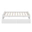 Lit simple avec rangement, lit de jour en bois avec tiroirs de rangement, lit capitaine fonctionnel pour les petites pièces-1162368069