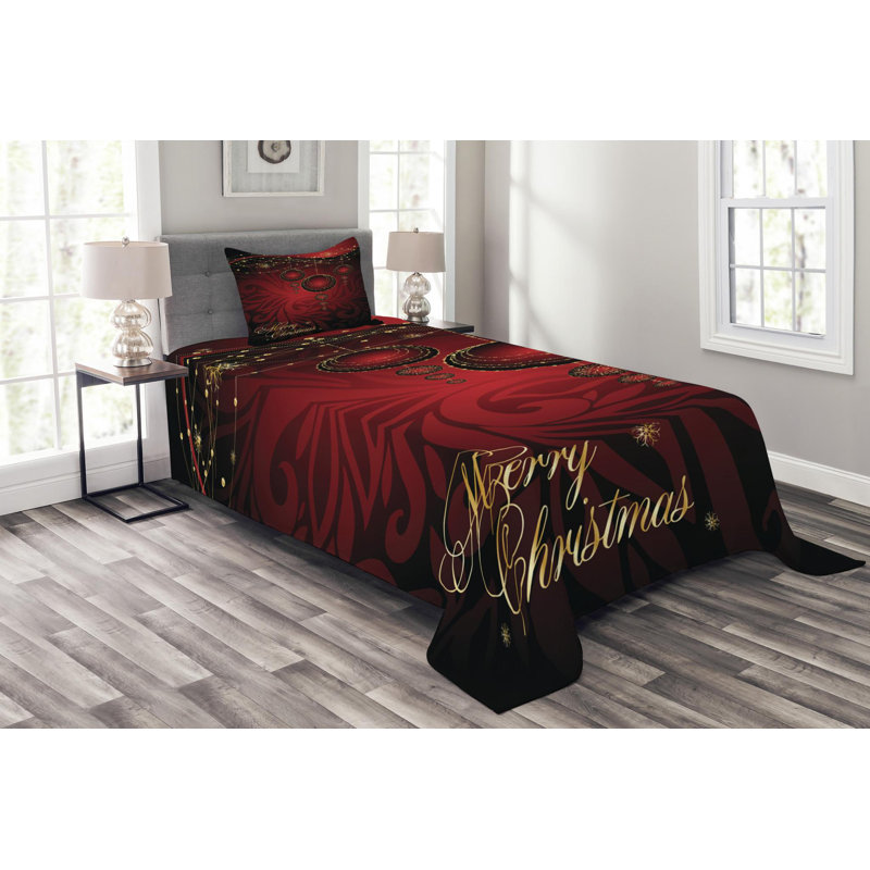 Traditional Polyester Coverlet, Twin Coverlet + 1 Sham