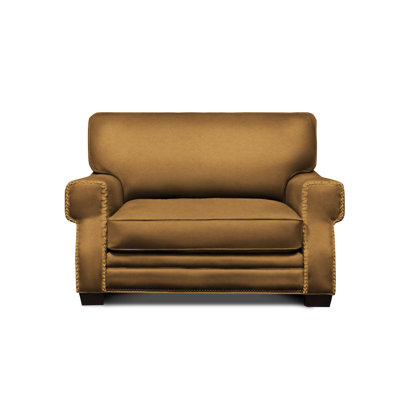 Fauteuil en cuir véritable de 38 po Stafford