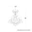 Renaissance Nouveau 12 Light 32in x 38in Chandelier in Heirloom Gold with Clear Heritage Handcut Crystals-1547579656
