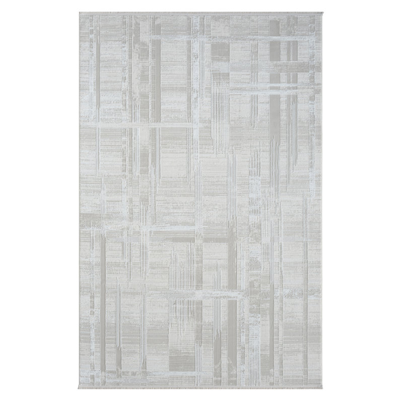 Eliana Machine Woven Cream Indoor Rug, Rectangular 200 x 290cm