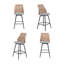 Swivel Yes Chenille Bar Stool-1362592455
