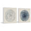« circle lines iii diptych »-2 pièces, ensemble de 2 reproductions encadrées sur toile-29534943