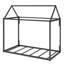 Lit plateforme simple en métal-580374957