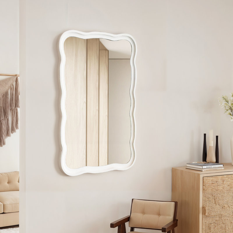 Rustic Scalloped Squigle Wall Mirror