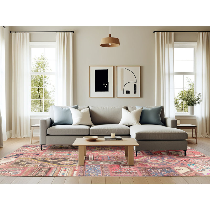 Abstract Indoor Rug, Rectangle 6' x 9'