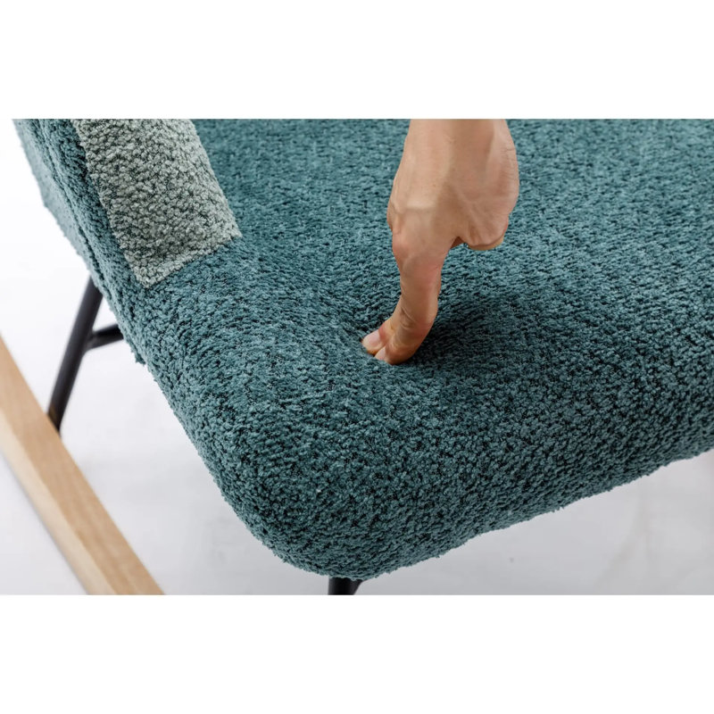 Chaise d'appoint Mid-Century Modern Patchwork