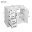 Meuble-lavabo moderne 36 "avec lavabo en céramique-652451307