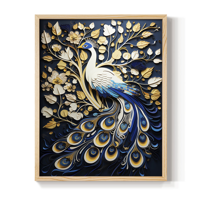 ANIMALS Series CCxxxx, reproduction encadrée - bois massif, H 15 po x l 12 po