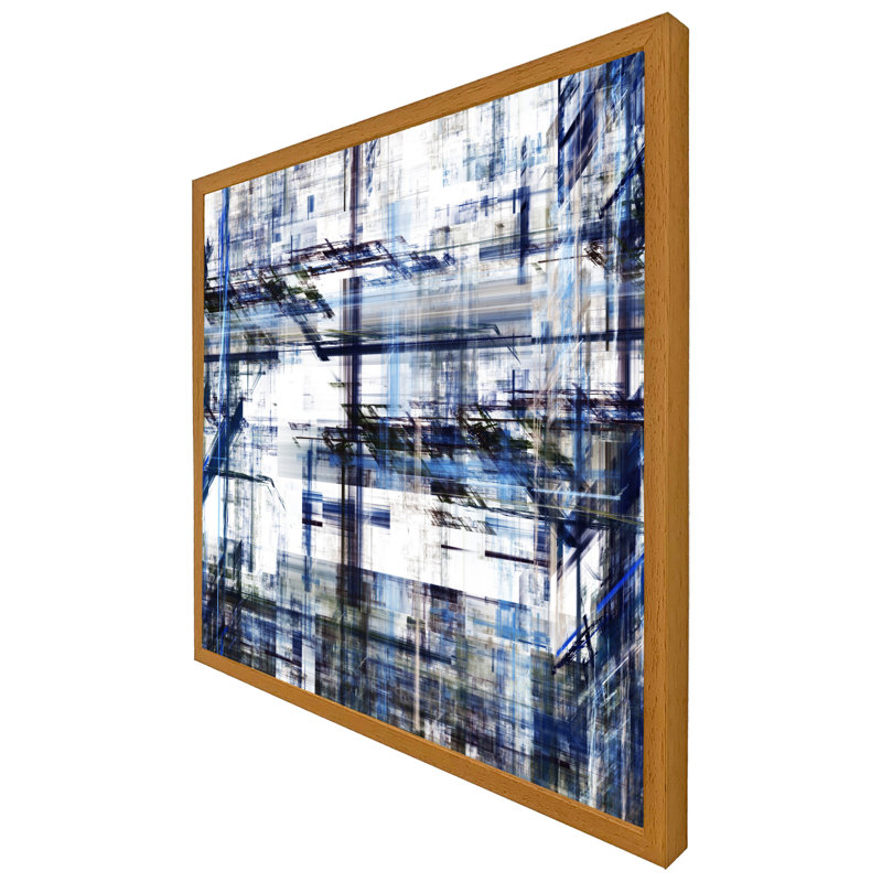 Ashey Single Picture Frame Print, 61cm H x 61cm W x 4cm D, Oak Framed