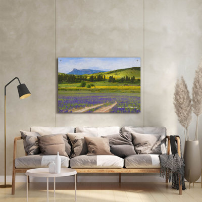  «Superbloom Her» par Chris Vest, art mural en verre acrylique, 36 po x 24 po