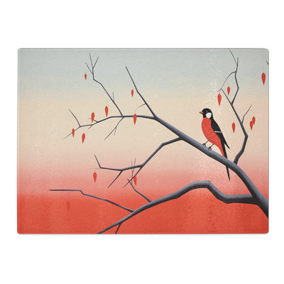 Woodpecker Minimalism No.2  Glass Chopping Board