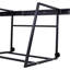 Support de rangement mural multi-pneus robuste et réglable, noir