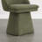 Swivel Fabric Upholstered Dining Chair-2074759439-2074759432