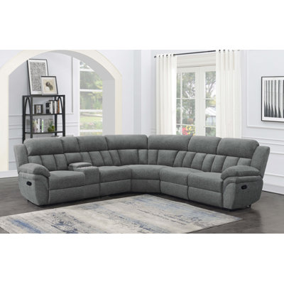 Mylo Upholstered Reclining L-Shaped Sectional Symmetrical