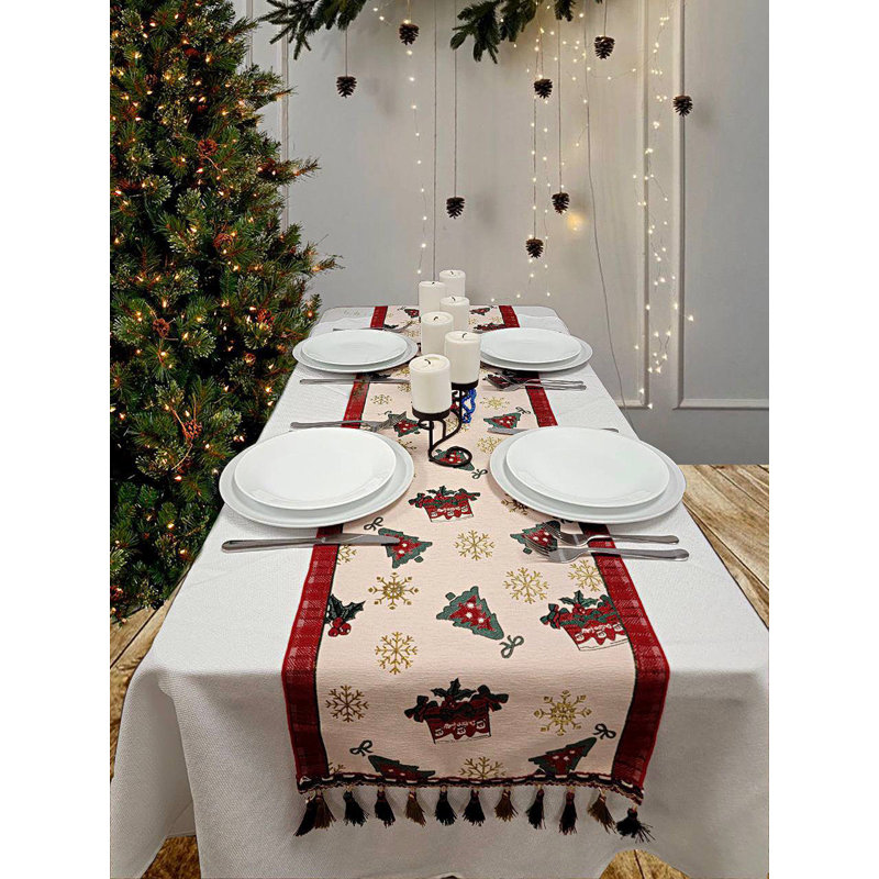 Chemin de table Festive Christmas Presents F07M5-10D