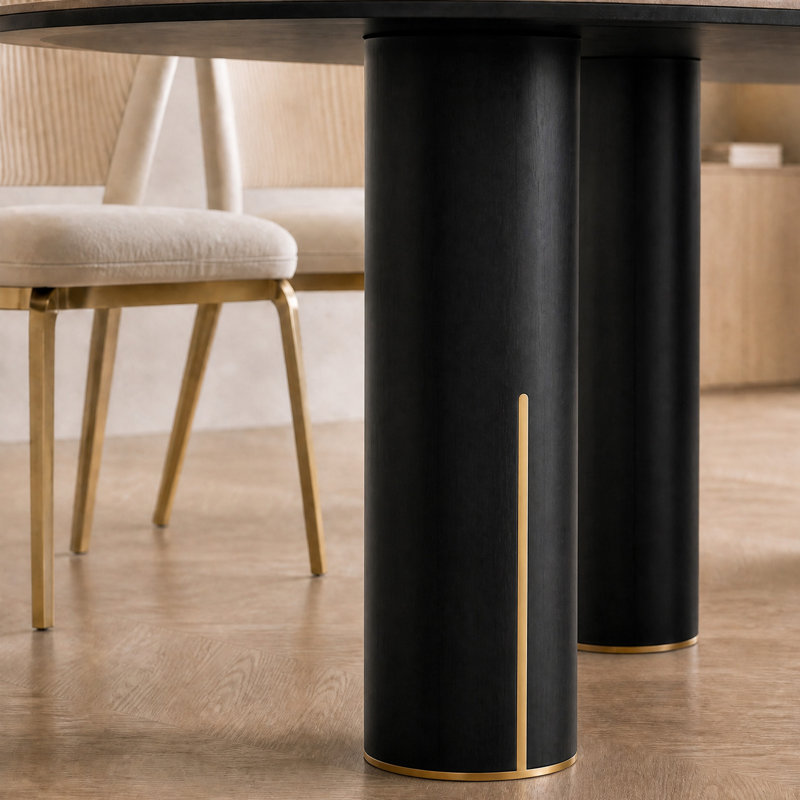  Table de salle à manger Hugette, H 29,5 po x l 70,9 po x P 35,4 po