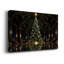 Arbre vert avec étoile dorée dans le couloir de la cathédrale, art mural de Noël-391586026