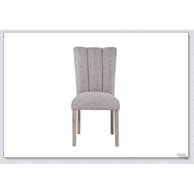 STONE DINING CHAIR - Beige Kit of 2, Ergonomic Design for Comfort and Elegance in Modern Dining Rooms.