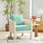 24“x24"x3"Outdoor Replacement Seat Cushion Set，Patio Cushions for Chairs, Sofas, and Couches-130166311