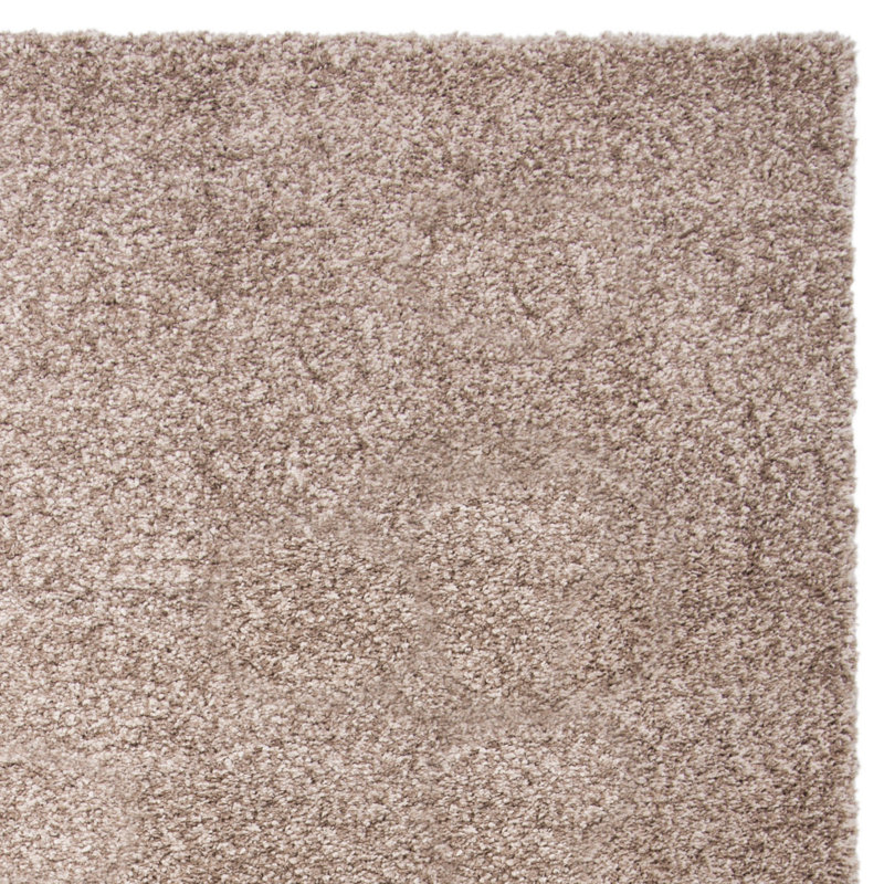 Mirabal Royal Shag Performance Solid Color Rug, Rectangle 4' x 6'