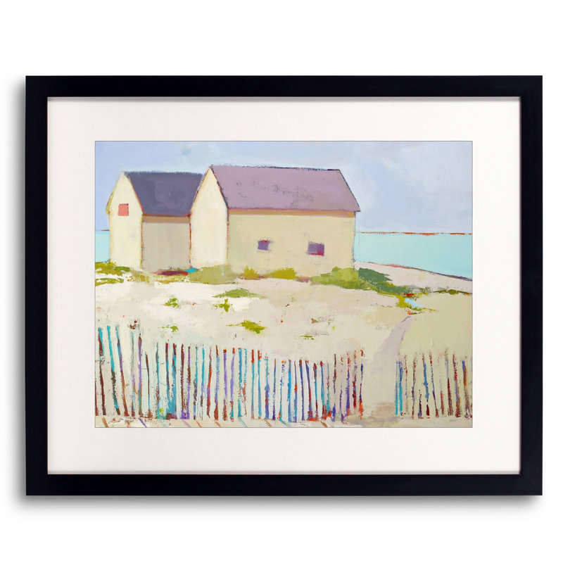 Cottage In The Dunes Print by Phyllis Adams