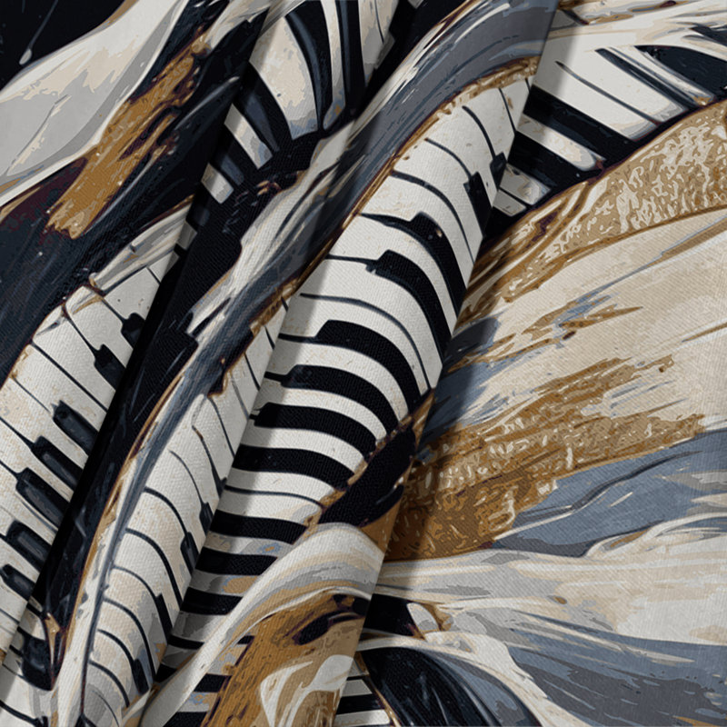 Tapisserie murale «Music Piano Key», 26 po x 36 po