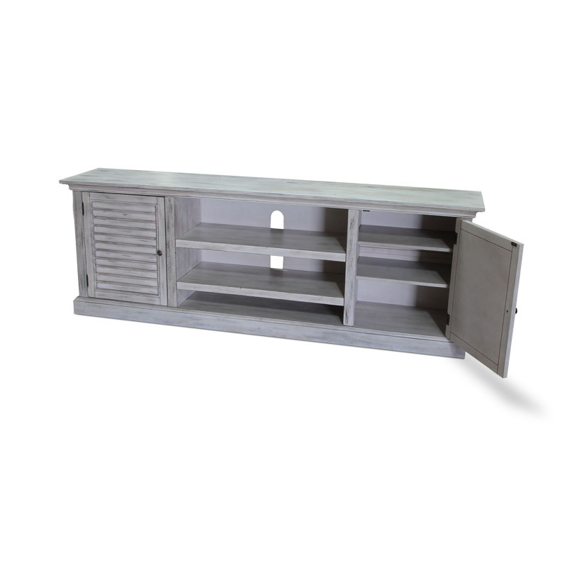 Norford TV Stand for TVs up to 88", Light Ashy Gray