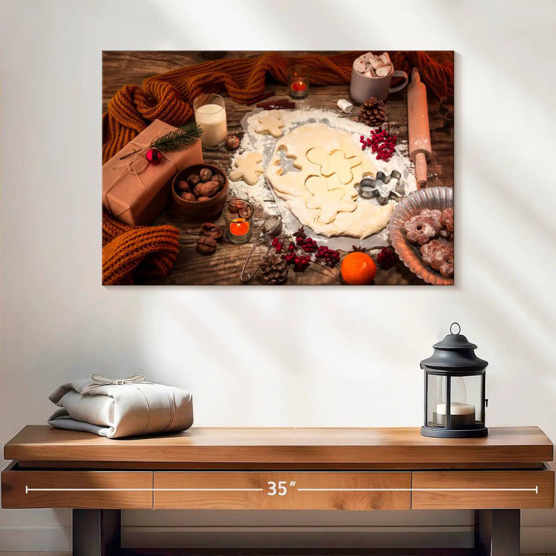 Senne Baking Gingerbread Men, 16" H x 24" W