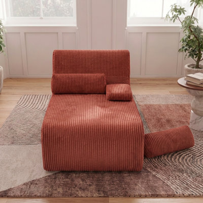 Modern Modular Chaise Sofa with Ergonomic Curved Seat