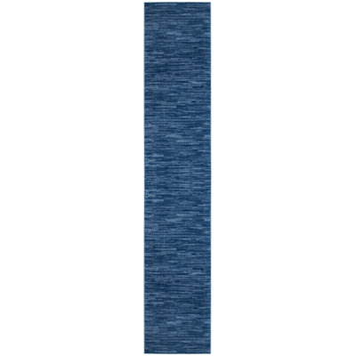 Nourison Essentials Navy/Blue Indoor/Outdoor Area Rug