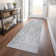 Premium Machine Washable Prisco Silver Rug