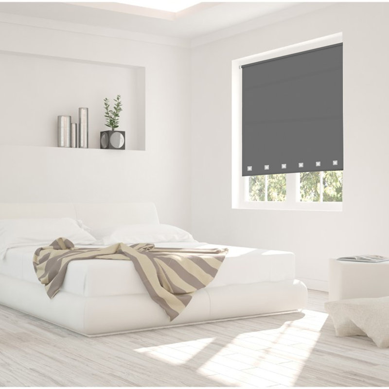 Semi Sheer, Dark Grey, 210 cm L x 180 cm W