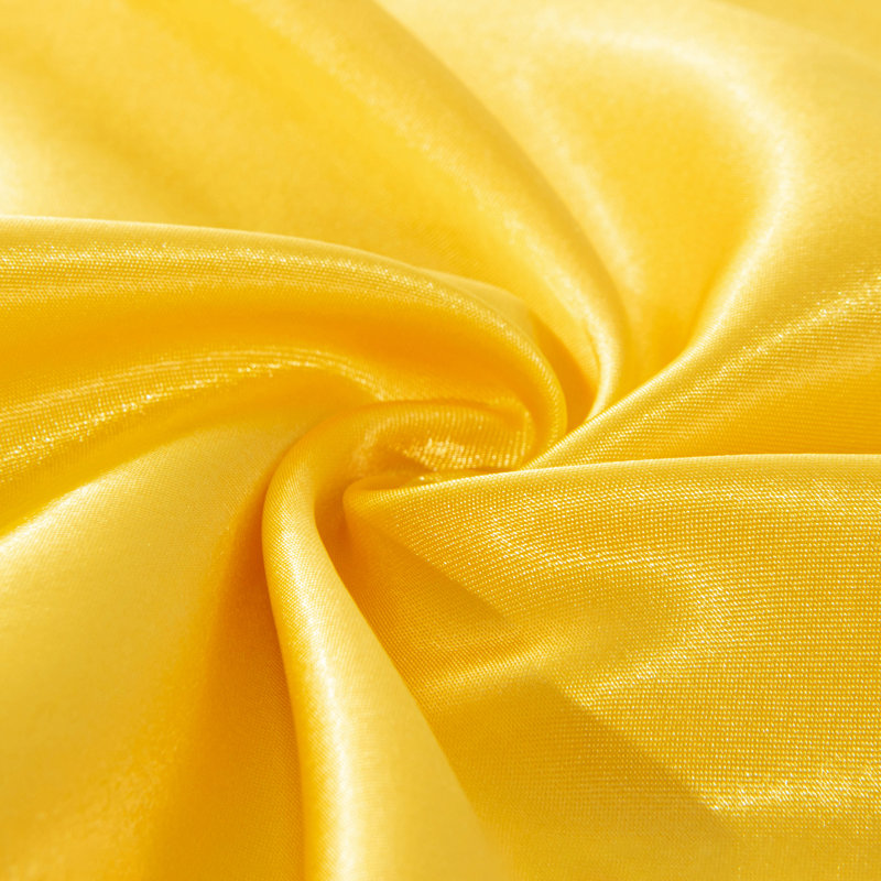 Taie d'oreiller soyeuse en microfibre, Jaune
