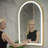 Cracraft Aluminum Arch Wall Mirror