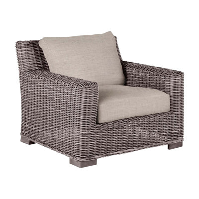 Rustic Woven Lounge Chair