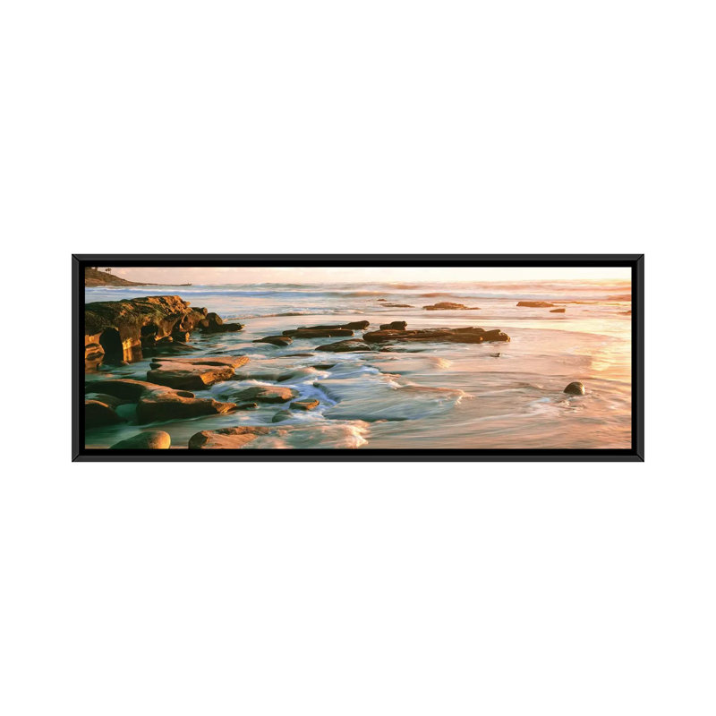 Coastal Rock Formations I, Windansea Beach par Panoramic Images - Estampe numérique sur toile tendue avec châssis