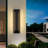 Modern Black Iron LED Outdoor Wall Sconce-528659463