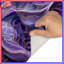 Tapis de bain fluide en tissu mauve-716880059