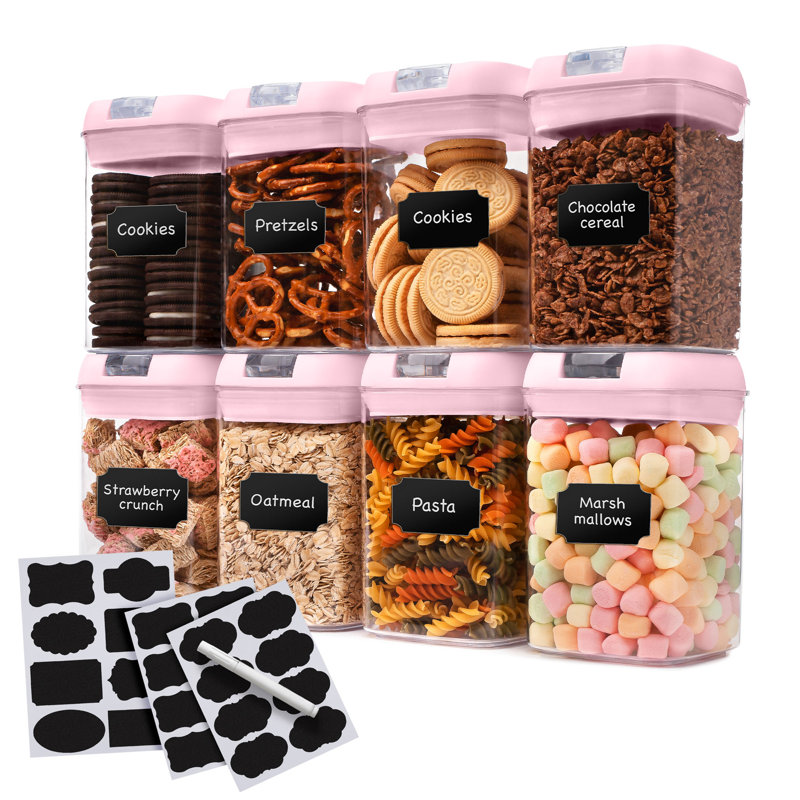 Cheer Collection Food Storage Container, Pink
