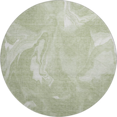 Premium Machine Washable Prisco Aloe Rug